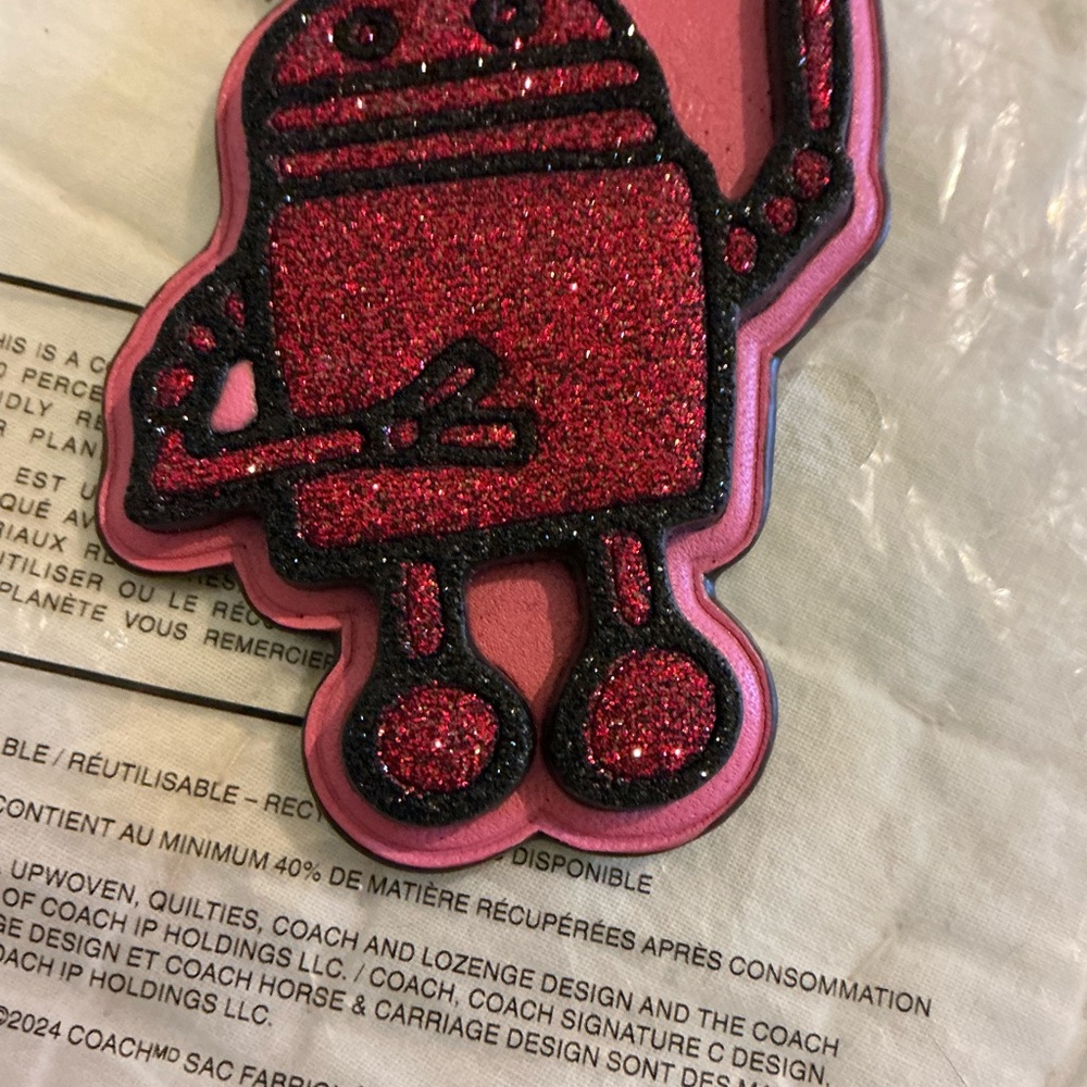Coach X Keith Haring Robot Bag Charm Rare - Picture 12 of 14